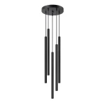 Lampa wisząca PASTELO 5P czarna zwis SL.1176 SOLLUX LIGHTING