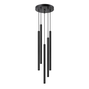 Lampa wisząca PASTELO 5P czarna zwis SL.1176 SOLLUX LIGHTING