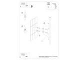 Lampa ścienna PASTELO 2 biała kinkiet SL.1177 SOLLUX LIGHTING