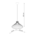 Lampa wisząca EDA zwis SL.1186 SOLLUX LIGHTING