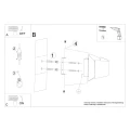 Lampa ścienna TONI biała kinkiet SL.1188 SOLLUX LIGHTING