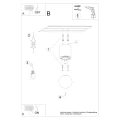 Lampa sufitowa BOOMO 12 plafon SL.1191 SOLLUX LIGHTING