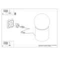 Lampa biurkowa BOOMO lampka biurkowa biurkowa SL.1193 SOLLUX LIGHTING