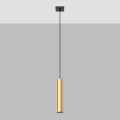 Lampa wisząca LAGOS 1 złoty połysk zwis SL.1200 SOLLUX LIGHTING
