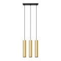 Lampa wisząca LAGOS 3 złoty połysk zwis SL.1201 SOLLUX LIGHTING