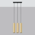 Lampa wisząca LAGOS 3 złoty połysk zwis SL.1201 SOLLUX LIGHTING