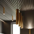 Lampa sufitowa LAGOS 30 złoty połysk plafon SL.1203 SOLLUX LIGHTING