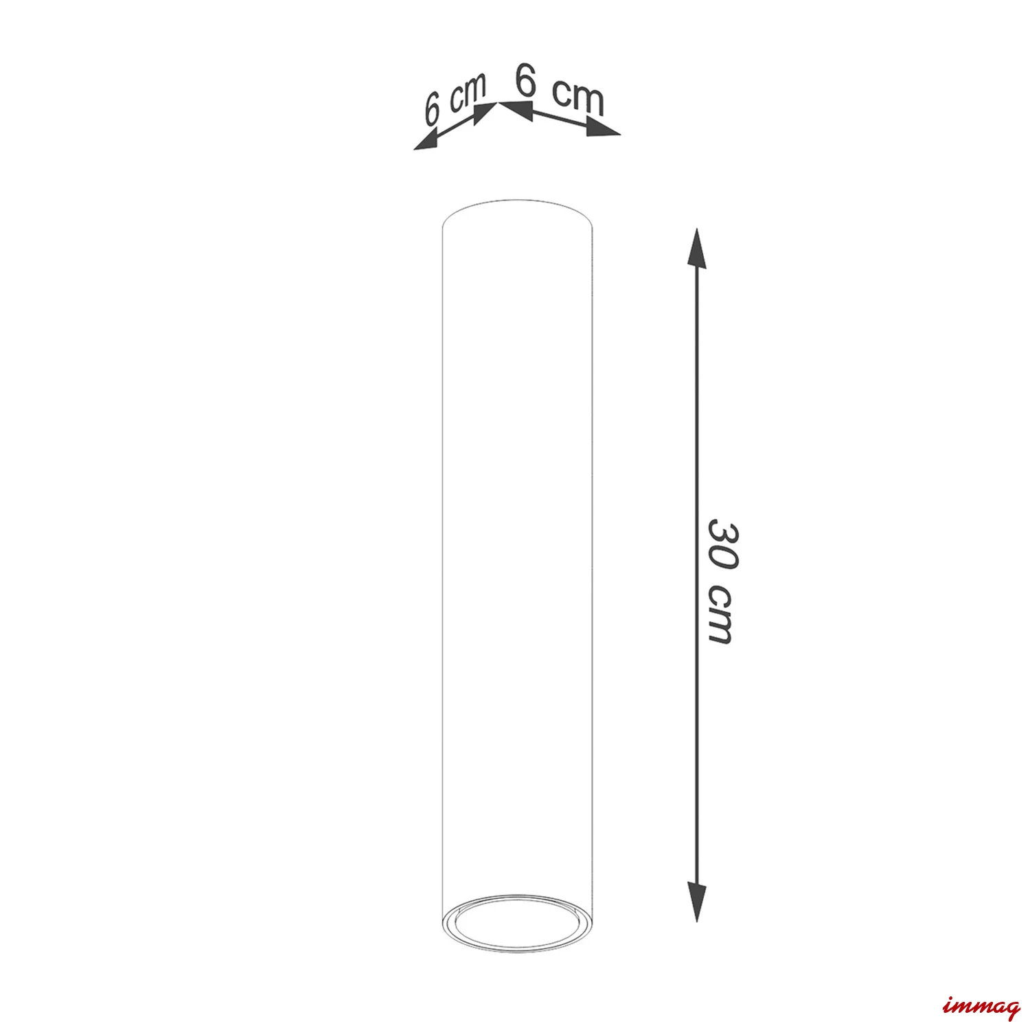 Lampa sufitowa LAGOS 30 złoty połysk plafon SL.1203 SOLLUX LIGHTING - wymiary
