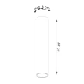 Lampa sufitowa LAGOS 30 złoty połysk plafon SL.1203 SOLLUX LIGHTING