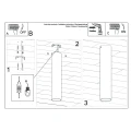 Lampa sufitowa LAGOS 30 złoty połysk plafon SL.1203 SOLLUX LIGHTING