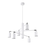 Lampa wisząca LEMMI 6 biała żyrandol SL.1206 SOLLUX LIGHTING