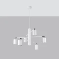 Lampa wisząca LEMMI 6 biała żyrandol SL.1206 SOLLUX LIGHTING