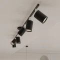 Lampa wisząca LEMMI 6 czarna żyrandol SL.1207 SOLLUX LIGHTING