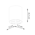 Lampa sufitowa ZOE biały LED plafon SL.1209 SOLLUX LIGHTING