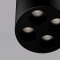 Lampa sufitowa ZOE czarny LED plafon SL.1210 SOLLUX LIGHTING