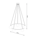 Lampa wisząca YOLI 5 żyrandol SL.1214 SOLLUX LIGHTING