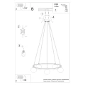 Lampa wisząca YOLI 5 żyrandol SL.1214 SOLLUX LIGHTING