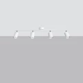 Lampa sufitowa LEMMI 4L biała plafon SL.1227 SOLLUX LIGHTING