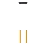 Lampa wisząca LAGOS 2 złoty połysk zwis SL.1241 SOLLUX LIGHTING