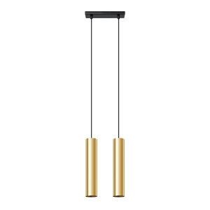 Lampa wisząca LAGOS 2 złoty połysk zwis SL.1241 SOLLUX LIGHTING