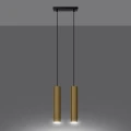 Lampa wisząca LAGOS 2 złoty połysk zwis SL.1241 SOLLUX LIGHTING