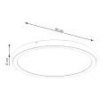 Lampa sufitowa ONYX 60 biały LED 3000K plafon SL.1249 SOLLUX LIGHTING
