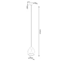 Lampa wisząca MINT zwis ceramiczna SL.1251 SOLLUX LIGHTING