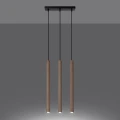 Lampa wisząca PASTELO 3L drewno zwis SL.1267 SOLLUX LIGHTING
