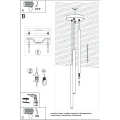 Lampa wisząca PASTELO 3P drewno zwis SL.1268 SOLLUX LIGHTING