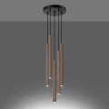 Lampa wisząca PASTELO 5P drewno zwis SL.1270 SOLLUX LIGHTING