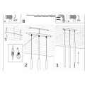 Lampa wisząca PASTELO 3L beton zwis SL.1272 SOLLUX LIGHTING
