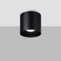 Lampa sufitowa MIKA czarna plafon SL.1281 SOLLUX LIGHTING