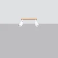 Lampa sufitowa VERDO 2 biała plafon SL.1286 SOLLUX LIGHTING