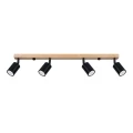 Lampa sufitowa VERDO 4 czarna plafon SL.1294 SOLLUX LIGHTING