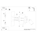 Lampa sufitowa ZUCA czarna plafon SL.1295 SOLLUX LIGHTING