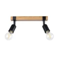 Lampa sufitowa ZUCA 2 czarna plafon SL.1296 SOLLUX LIGHTING