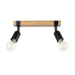 Lampa sufitowa ZUCA 2 czarna plafon SL.1296 SOLLUX LIGHTING