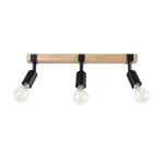 Lampa sufitowa ZUCA 3 czarna plafon SL.1297 SOLLUX LIGHTING