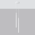 Lampa wisząca PASTELO 2 biała zwis SL.1303 SOLLUX LIGHTING