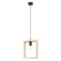 Lampa wisząca ARIES naturalne drewno zwis SL.1310 SOLLUX LIGHTING
