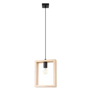 Lampa wisząca ARIES naturalne drewno zwis SL.1310 SOLLUX LIGHTING