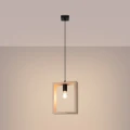 Lampa wisząca ARIES naturalne drewno zwis SL.1310 SOLLUX LIGHTING