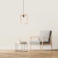 Lampa wisząca ARIES naturalne drewno zwis SL.1310 SOLLUX LIGHTING