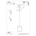 Lampa wisząca ARIES naturalne drewno zwis SL.1310 SOLLUX LIGHTING