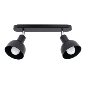 Lampa sufitowa ELBA 2 czarna plafon SL.1317 SOLLUX LIGHTING