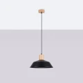 Lampa wisząca FANO czarna zwis SL.1322 SOLLUX LIGHTING