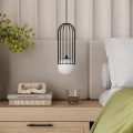 Lampa wisząca BRINA 1 czarna zwis SL.1332 SOLLUX LIGHTING