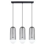Lampa wisząca BRINA 3L czarna zwis SL.1334 SOLLUX LIGHTING