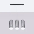 Lampa wisząca BRINA 3L czarna zwis SL.1334 SOLLUX LIGHTING