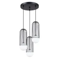 Lampa wisząca BRINA 3P czarna zwis SL.1336 SOLLUX LIGHTING
